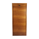Jalousie Cabinet with Pull-Out Drawers in Teak Wood from the 1960s