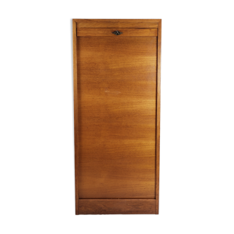 Jalousie Cabinet with Pull-Out Drawers in Teak Wood from the 1960s
