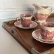 Wood and metal serving tray