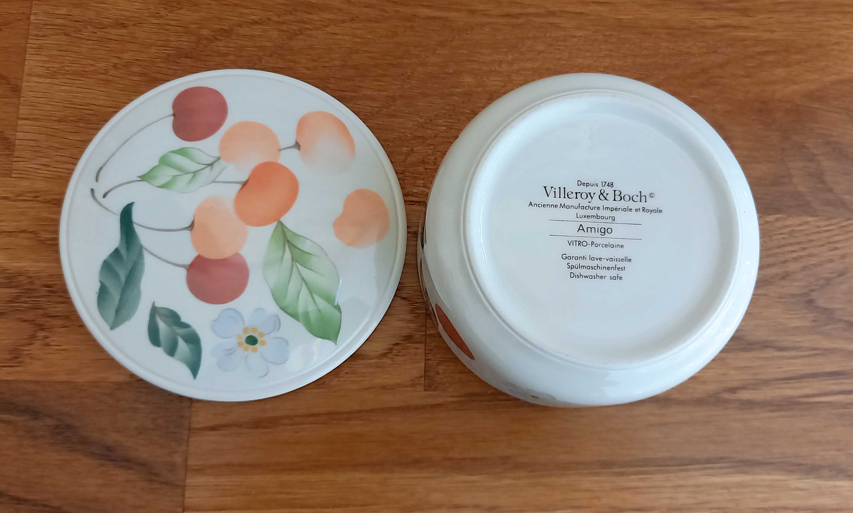 Villeroy & Boch porcelain candy jewelry box