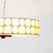Vintage Scandinavian style ‘Cocoon’ flush mount chandelier by Goldkant Leuchten