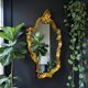 Miroir baroque doré vintage / miroir mural