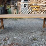 Large recycled teak table