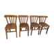 Série de 4 chaises de bistrot Luterma 1950