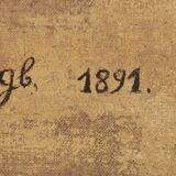 Painting still life with roses signed with J.Ter Haak,1970