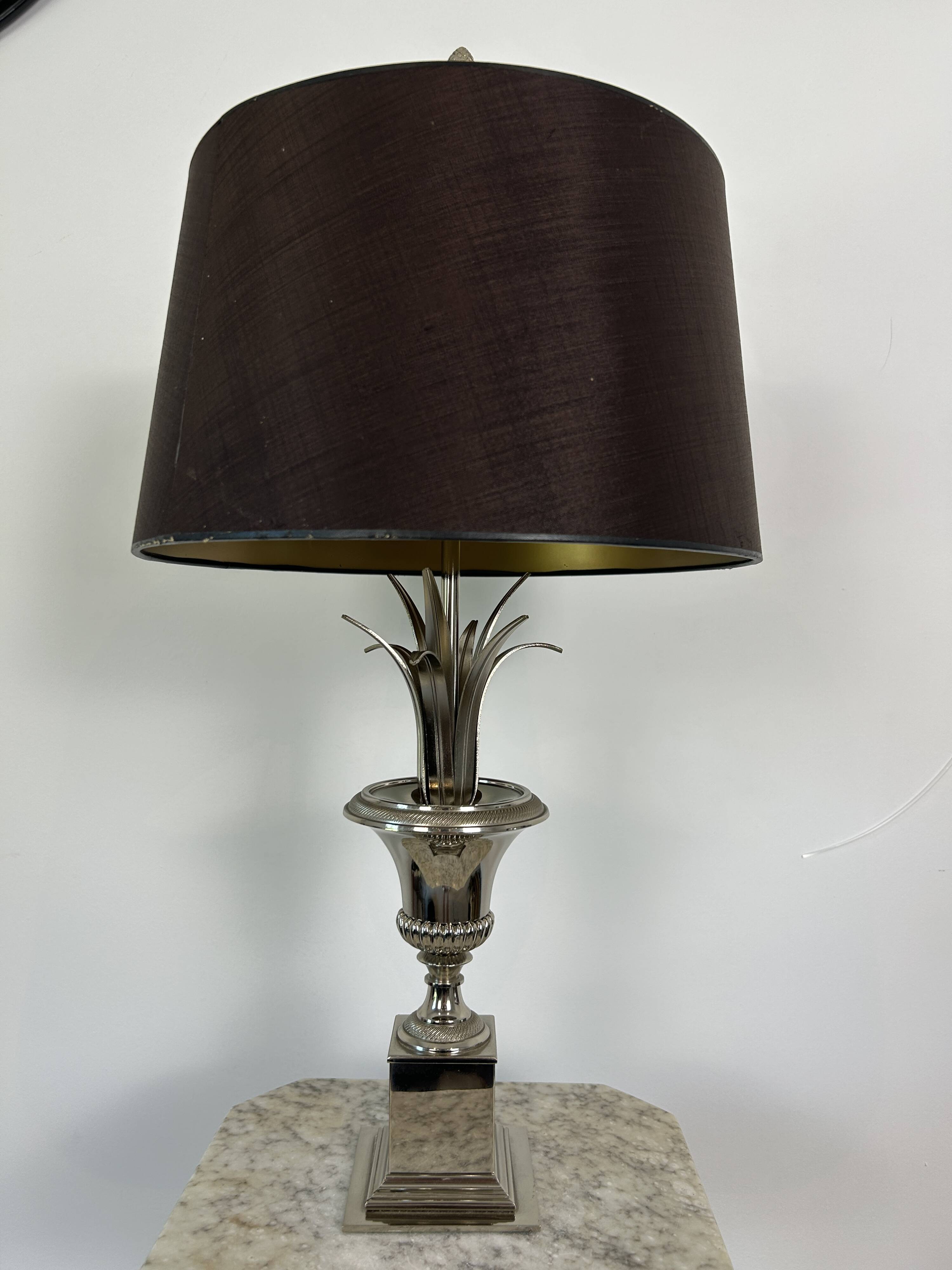 Belle lampe de table ananas - hollywood regency