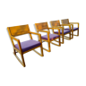 4 fauteuils a bascule