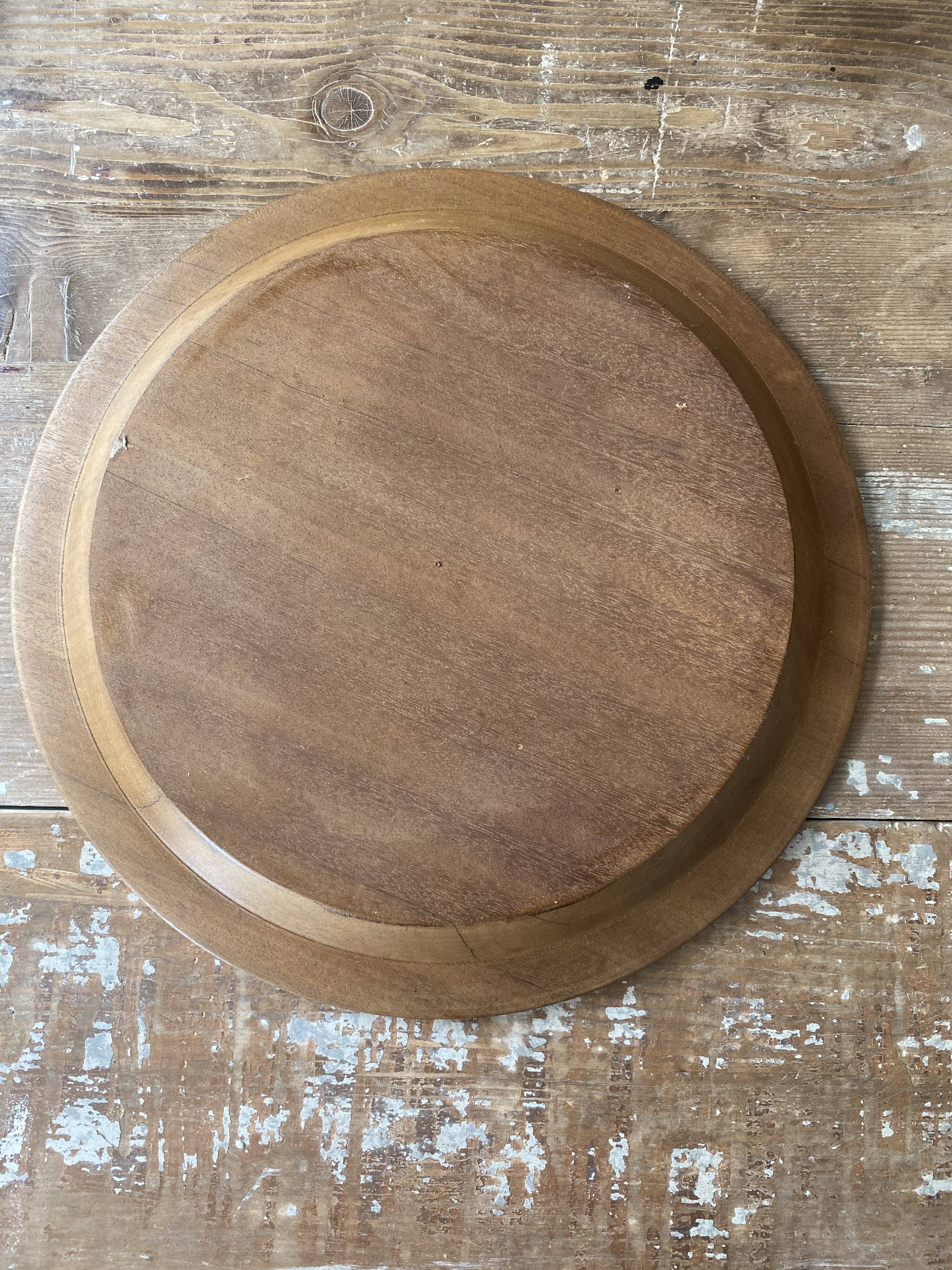 Wooden plate