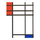 1970s Piet Mondrian Limited Edition Lithograph Numbered in Pencil.