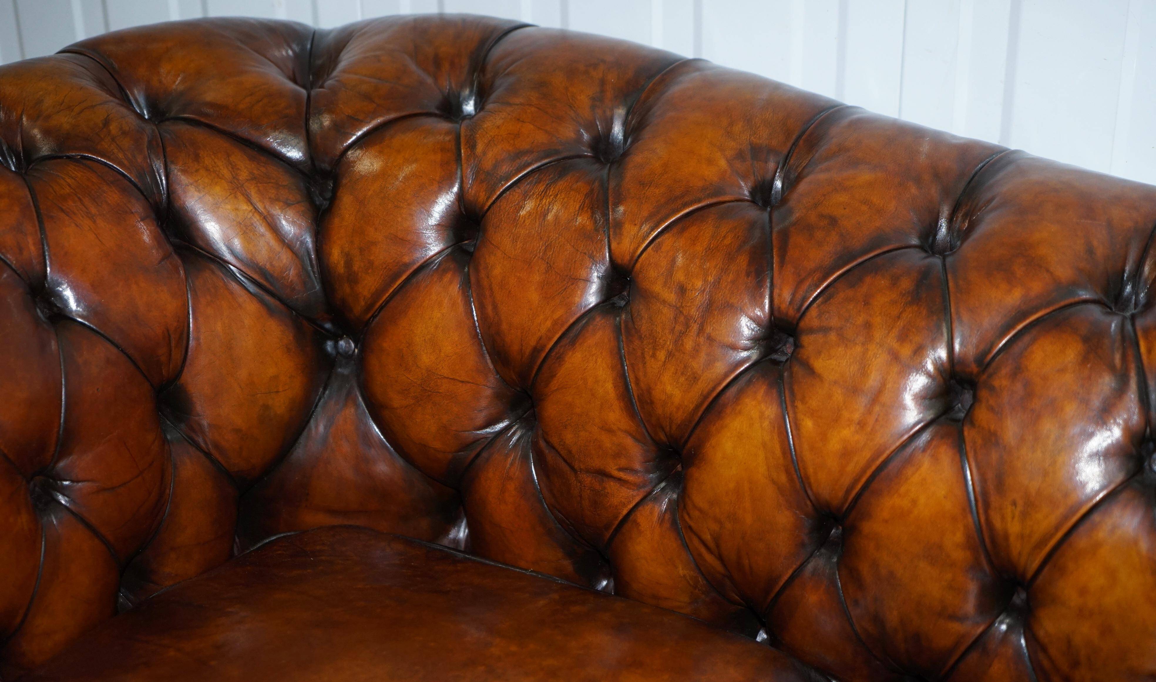 Chesterfield Club Whisky 1930 canapé hand-restored