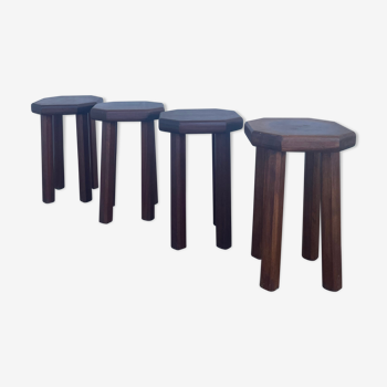 Scandinavian teak stools