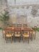 Farm table and 8 chairs