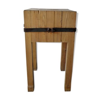 Billot de bouchers en bois