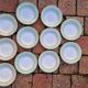 Set of 11 Isoard Pattern Soup Plates, Salins Manufacture