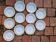 Set of 11 Isoard Pattern Soup Plates, Salins Manufacture