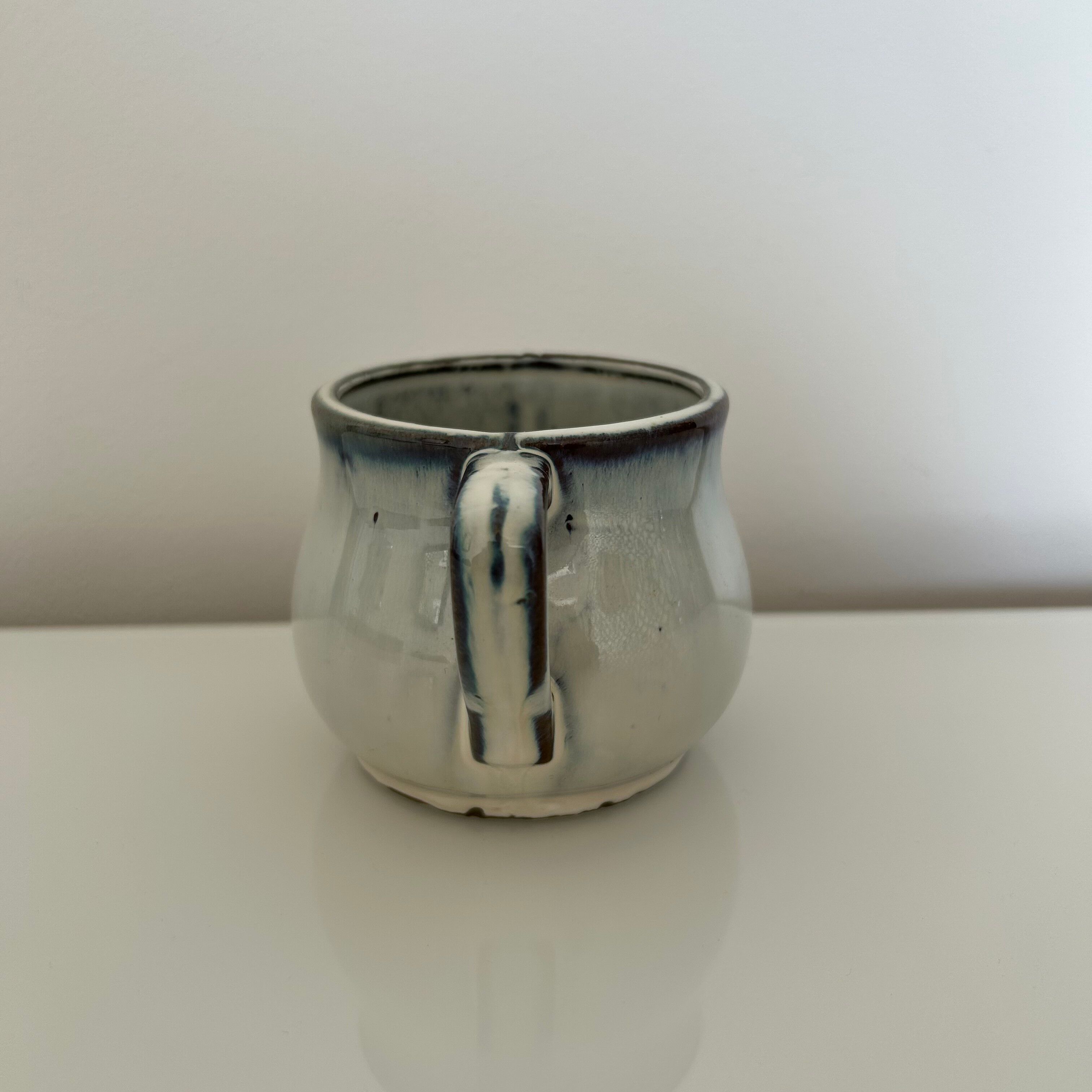 Blue and grey gradient mug