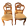 Serie de 4 chaises en frêne blond