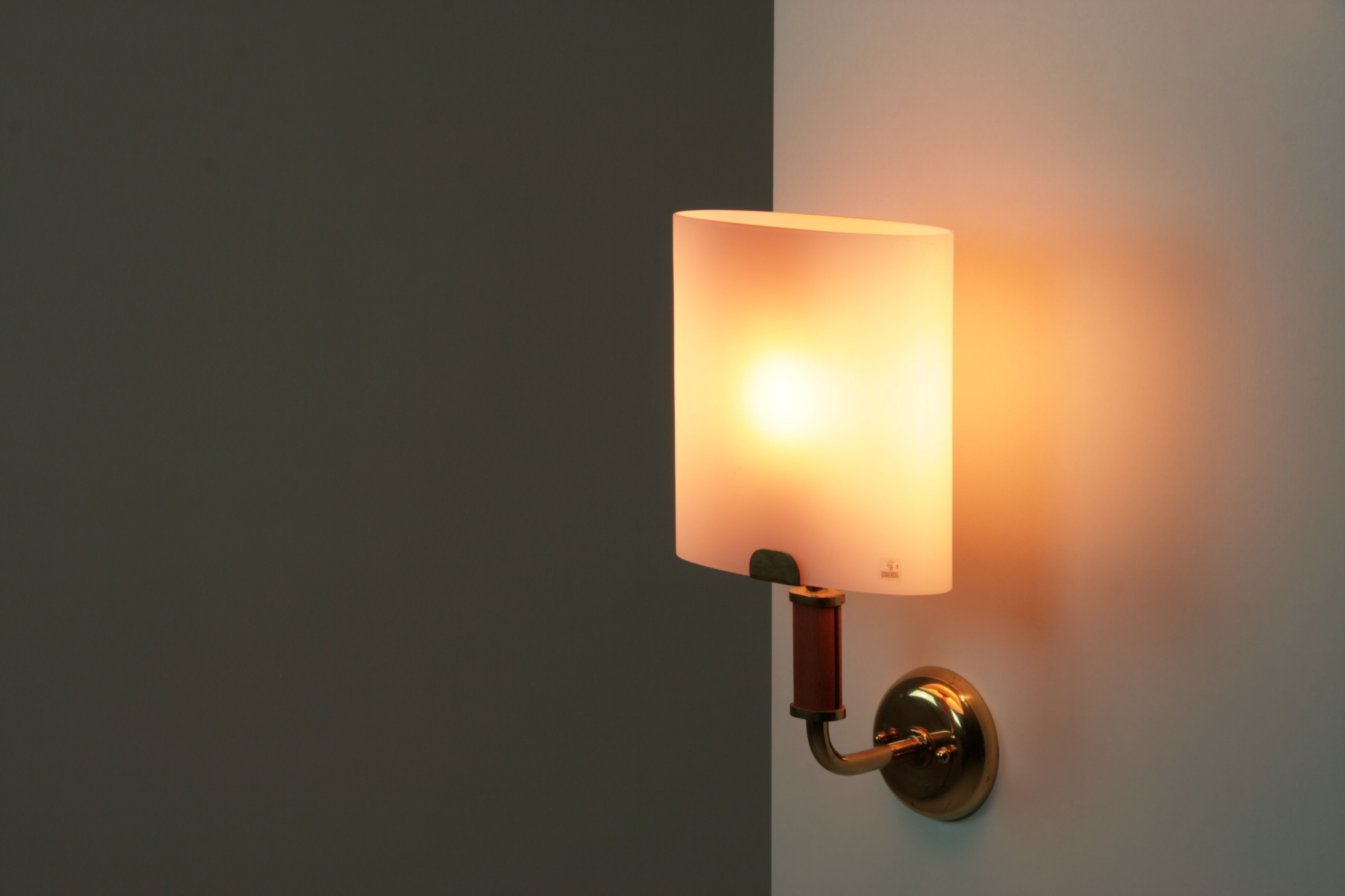 Pair of wall lamps Murano Vetri, Italy 1960s