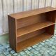 Étagère scandinave murale en bois 1960 125x80cm