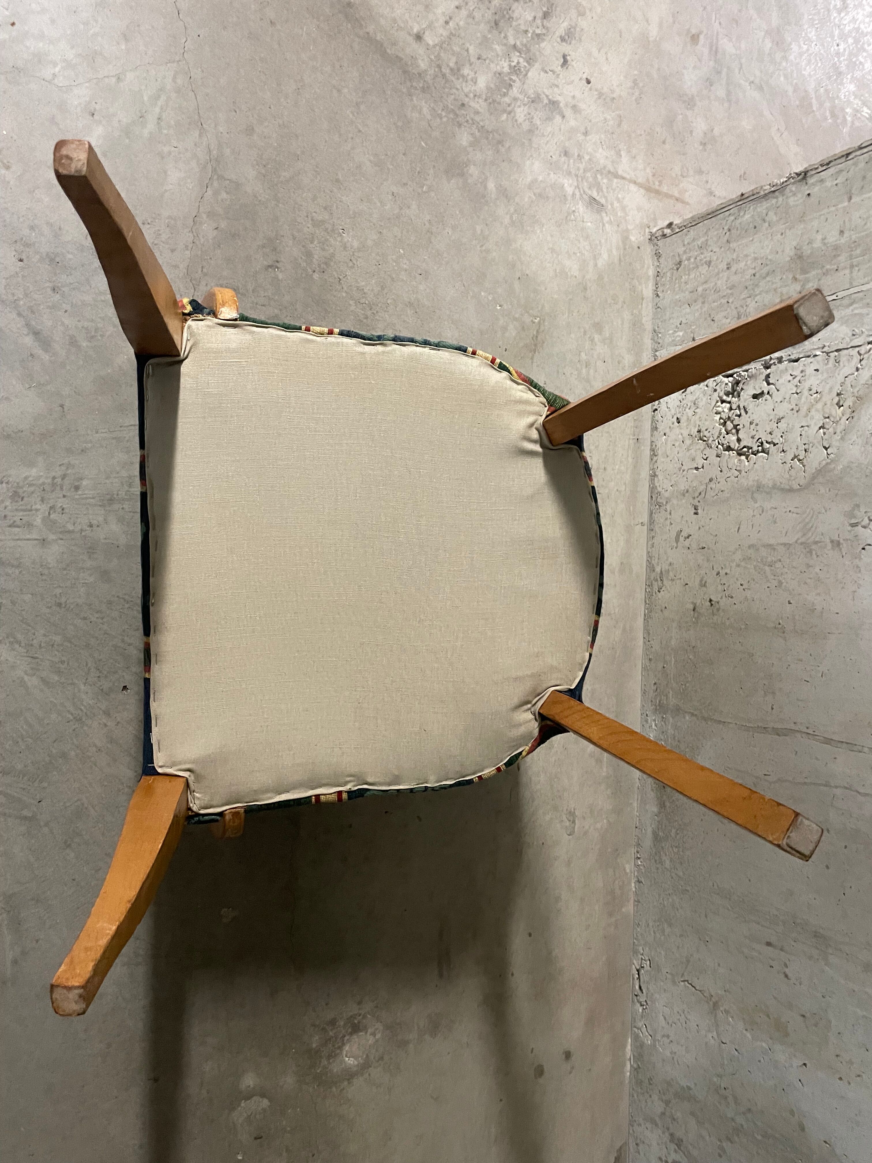 Fauteuil bridge années 50