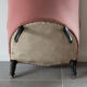 Fauteuil crapaud parme