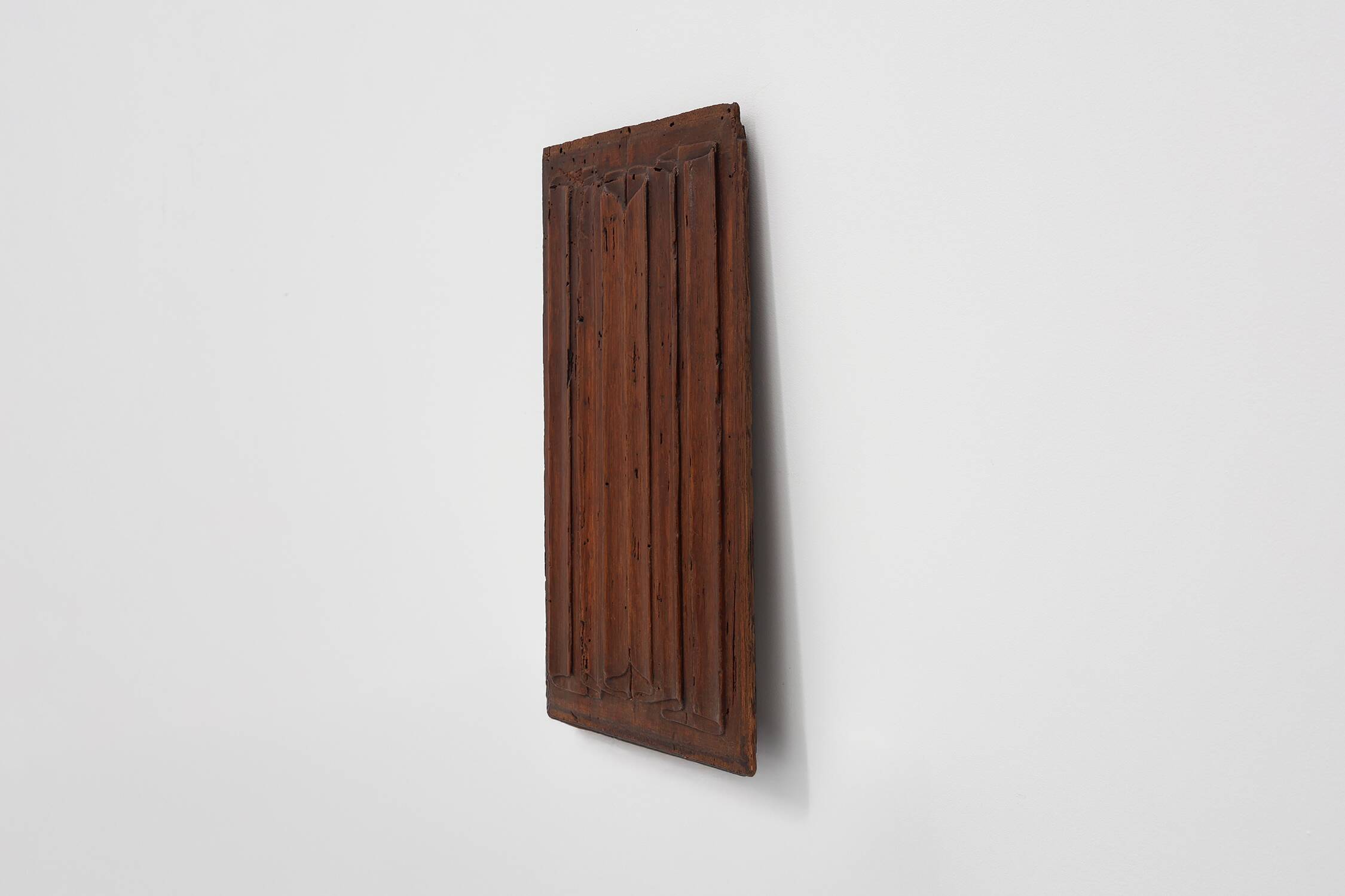 16th Century oak carved Gothic Panel, Belgium