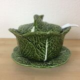 Service flat ceramic cabbages, salad bowl, soup maker