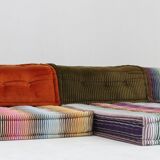Roche Bobois Mah Jong sofa Missoni design by Hans Hopfer