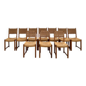 Série de dix chaises