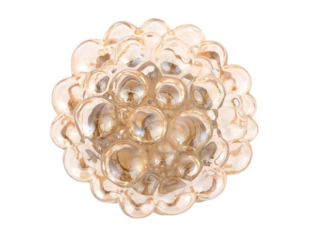 Helena Tynell for Glashutte Limburg amber bubble flush mount