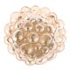 Helena Tynell for Glashutte Limburg amber bubble flush mount