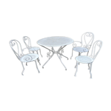 Old wrought iron garden room