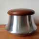 sugar bowl Remy Letang stainless steel and exotic wood