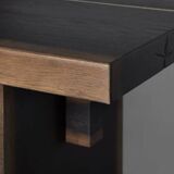 Arhaus solid oak table