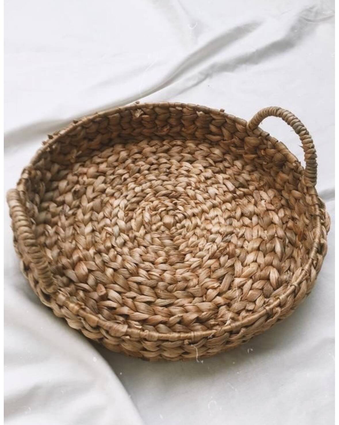 Round rattan plateau Bora bamboo Bali