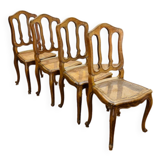 Chaises cannées