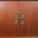 Louis van Teeffelen Vintage Design Teak Wooden High Sideboard for Webe 60s
