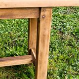Antique bench in solid beech