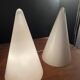 Pair of Teepee glass lamps from SCE