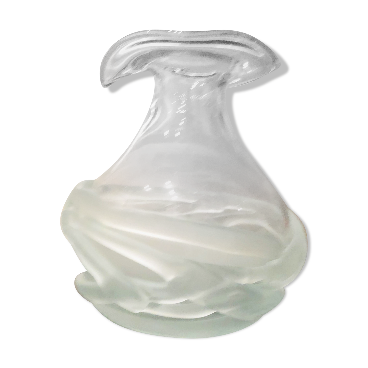 Design glass vase and glass paste