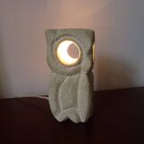 Owl Lamp Owl Albert Tormos Stone Sculpture Vintage 60s
