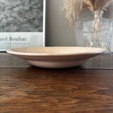 Vintage set of 8 powder pink soup plates Digoin Sarreguemines