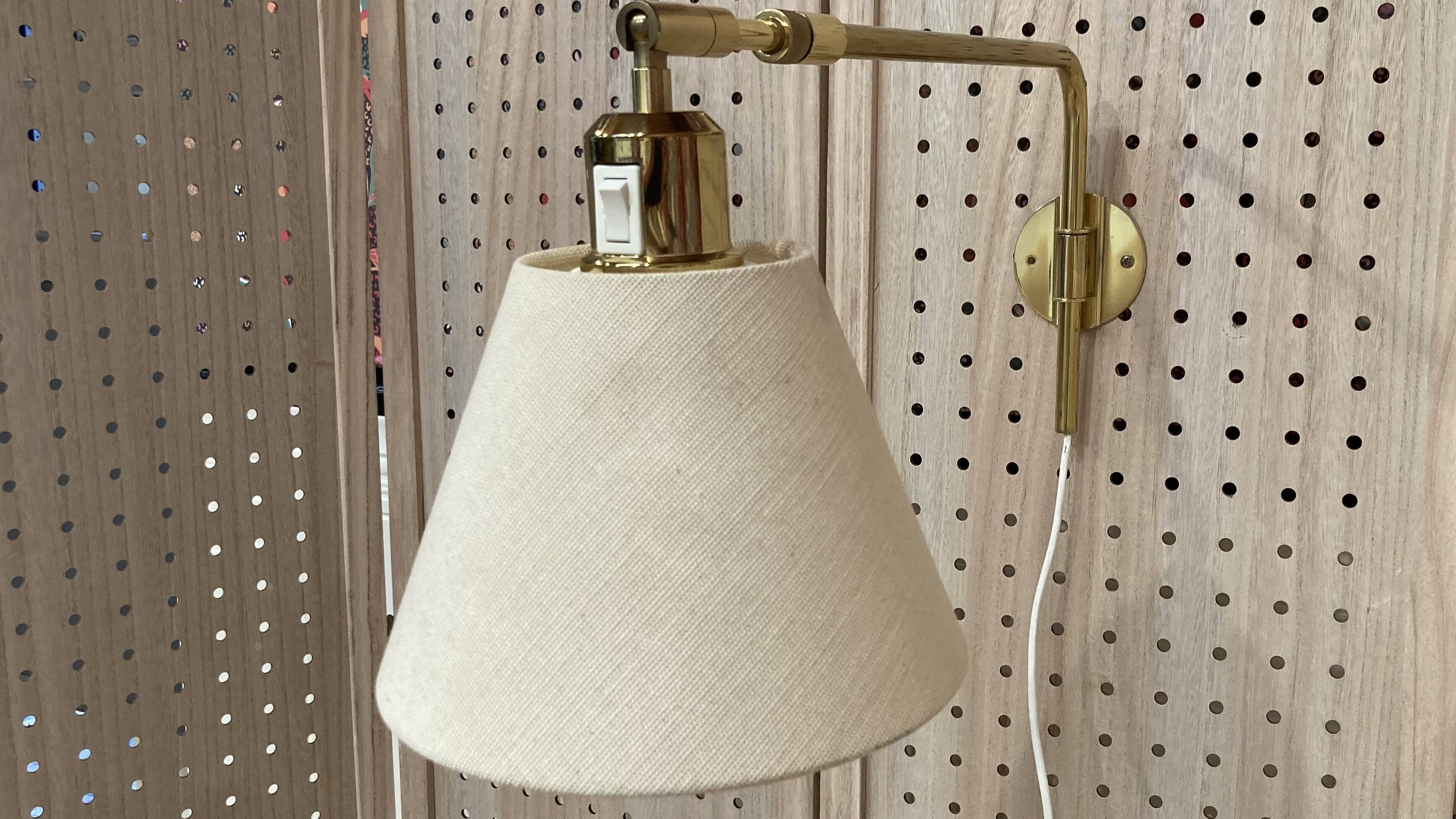LARGE TELESCOPIC APPLIQUE SCANDINAVIAN DESIGN 1960.