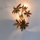 Golden leaf wall light 1970