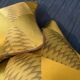 Vintage fabric cushion