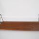 Pair of vintage Danish teak shelves 1960