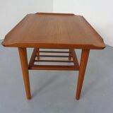 Teak Coffee Table by Holger Georg Jensen for Kubus, Denmark, 1960s