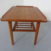Teak Coffee Table by Holger Georg Jensen for Kubus, Denmark, 1960s