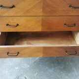 Chest of drawers from the 50s, compass feet