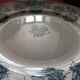 8 Plates Flat Earthenware Old Iron Earth Saint Amand Model Carnations.